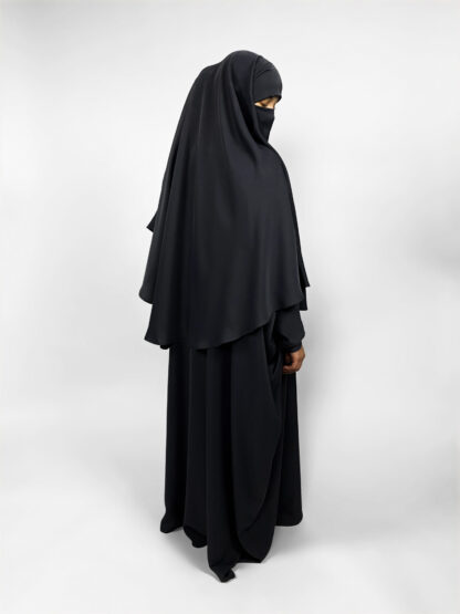 Charcoal Butterfly Abaya