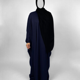 Navy Butterfly Abaya